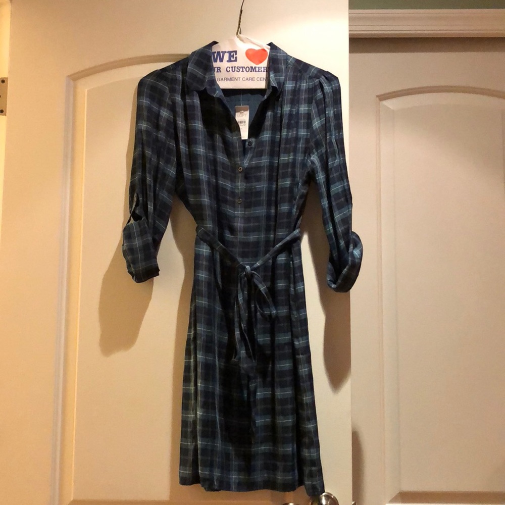 Navy and teal LOFT dresses